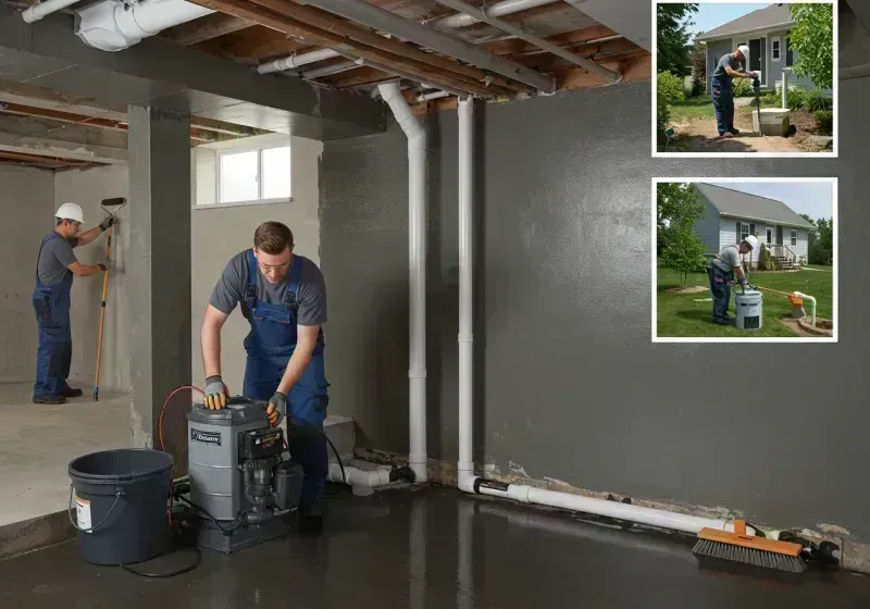 Basement Waterproofing and Flood Prevention process in Lawrenceville, IL